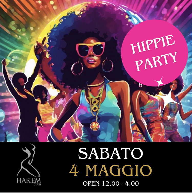 hippie party harem club prive milano